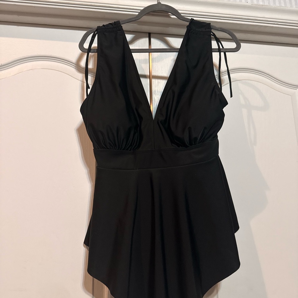 SHEIN Black One Piece Swimsuit